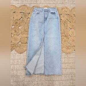 Universal T. Maxi Denim Skirt